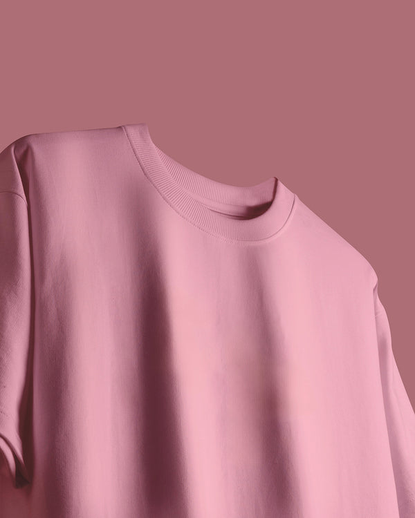 Adiaar Azalea Pink Oversized Tshirt Unisex