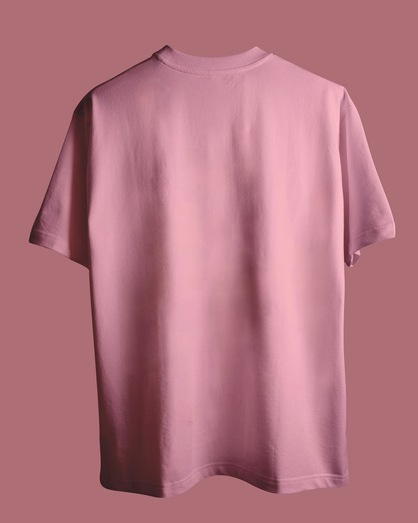 Adiaar Azalea Pink Oversized Tshirt Unisex