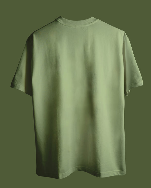 Adiaar Pistachio Green Oversized Tshirt Unisex