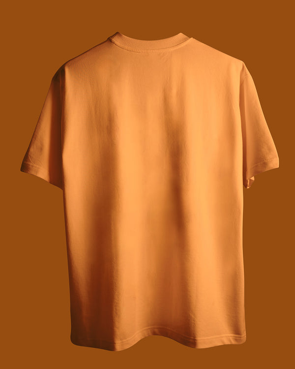 Adiaar Tangerine Orange Oversized Tshirt Unisex