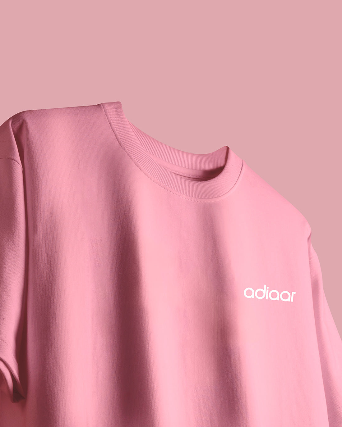 Pink Adiaar Blank Oversized Tshirt